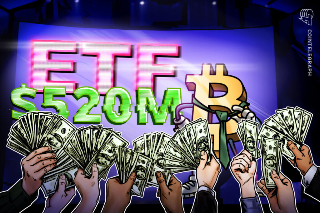Spot Bitcoin ETFs See $532M Inflows as BTC Reclaims $80K
